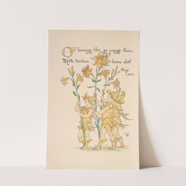 Flora’s feast; A masque of flowers Pl.26 (1902) by Walter Crane