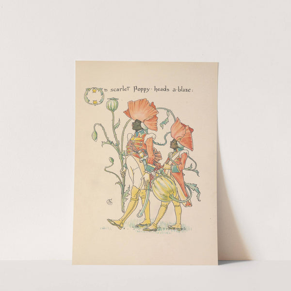 Flora’s feast; A masque of flowers Pl.27 (1902) by Walter Crane