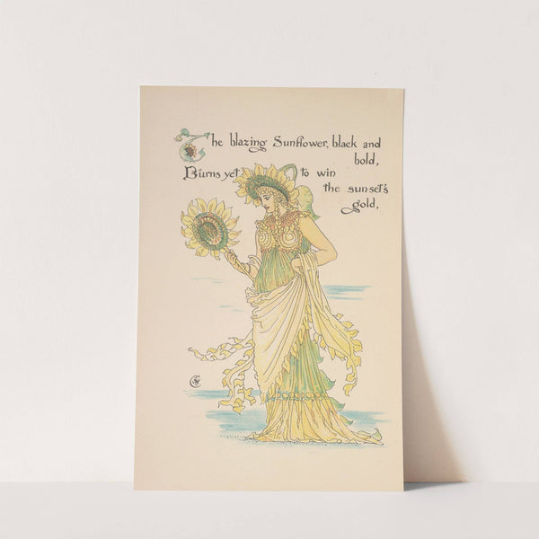 Flora’s feast; A masque of flowers Pl.32 (1902) by Walter Crane