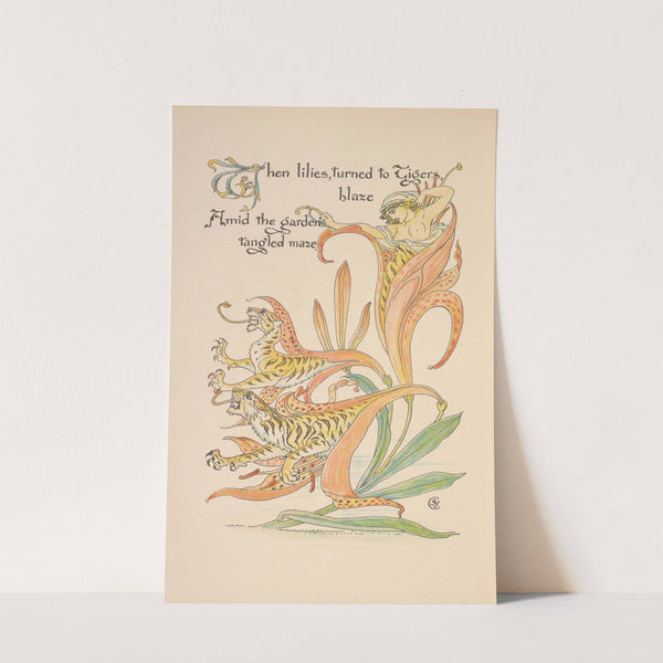 Flora’s feast; A masque of flowers Pl.34 (1902) by Walter Crane