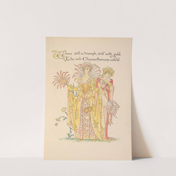 Flora’s feast; A masque of flowers Pl.35 (1902) by Walter Crane