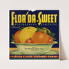 Flor’da-Sweet Brand Citrus Label (1930-1950)