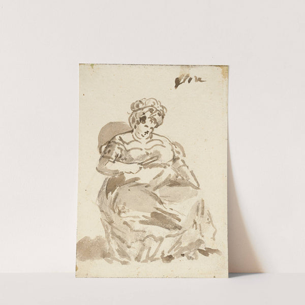 Flore, Mistress of a Public House in Toulon by Constantin Guys