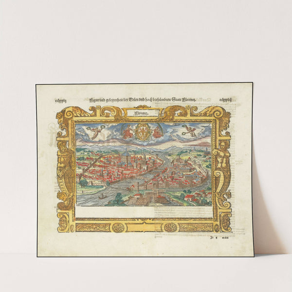 Florence (1579) by Sebastian Münster