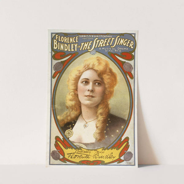 Florence Bindley in The street singer by Anonymous