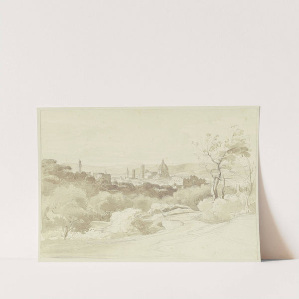 Florenz, Blick von S. Miniato auf die Stadt by Ernst Fries
