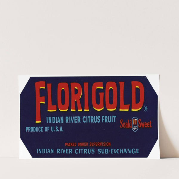 Florigold Citrus Label (1930s)