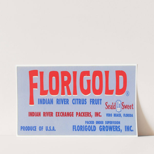 Florigold Citrus Label (1930s)