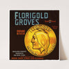 Florigold Groves Citrus Label (1940s)