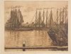 Flotille de pêche – Volendam, bateaux en rade (1893)