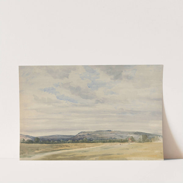 Flounder's Monument From the Race Course, Ludlow by Augustine Aglio the younger