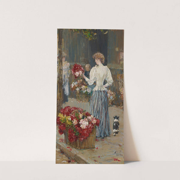 Flower Girl (circa 1887-89) by Childe Hassam