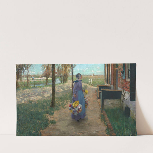 Flower Girl in Holland (1887) by George Hitchcock