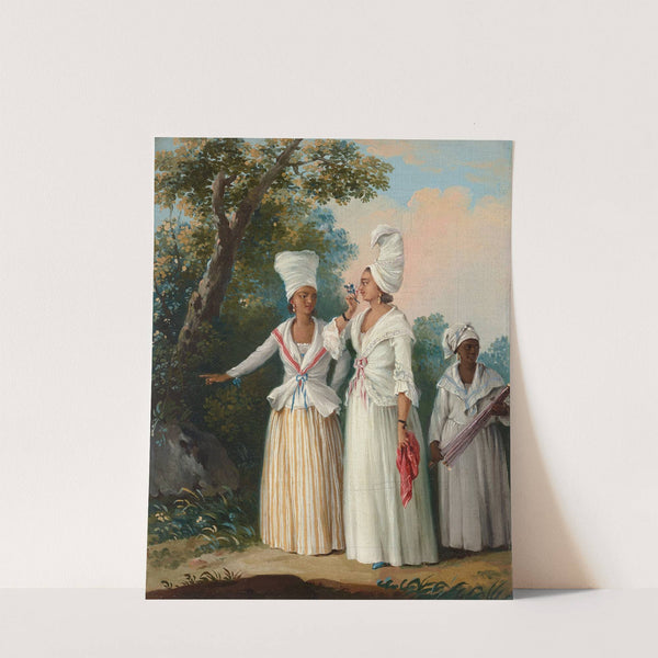 Flower girls of Dominica by Agostino Brunias