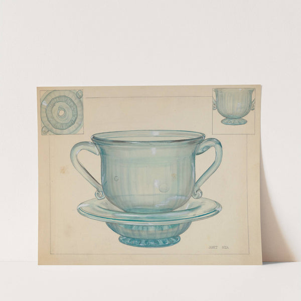 Flower Pot and Base by Janet Riza