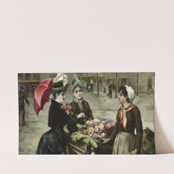 Flower Seller by Maximino Peña Muñoz