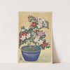 Flowering Azalea In Blue Pot by Ohara Koson