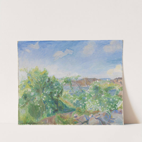 Flowering Dog Roses by Thorvald Erichsen