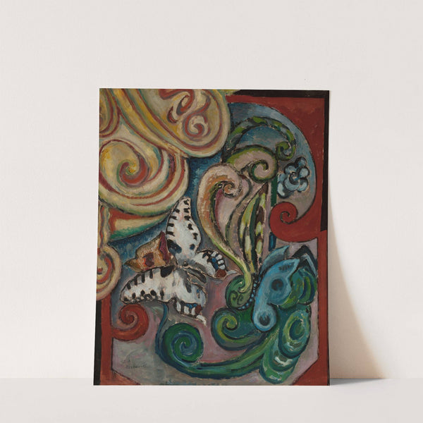 Flowers and butterflies (1921) by Tytus Czyżewski