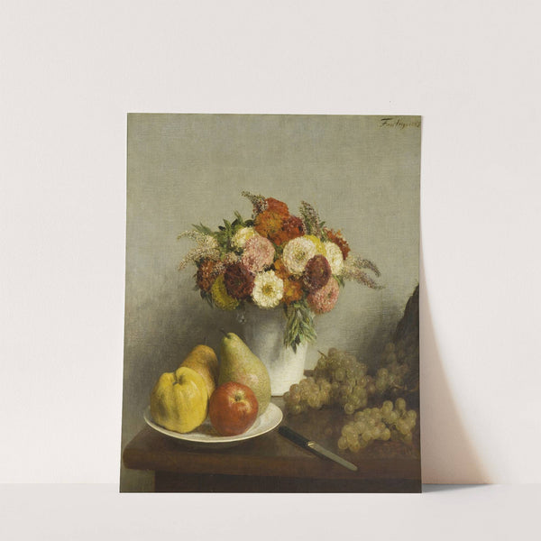 Flowers and Fruit by Henri Fantin-Latour