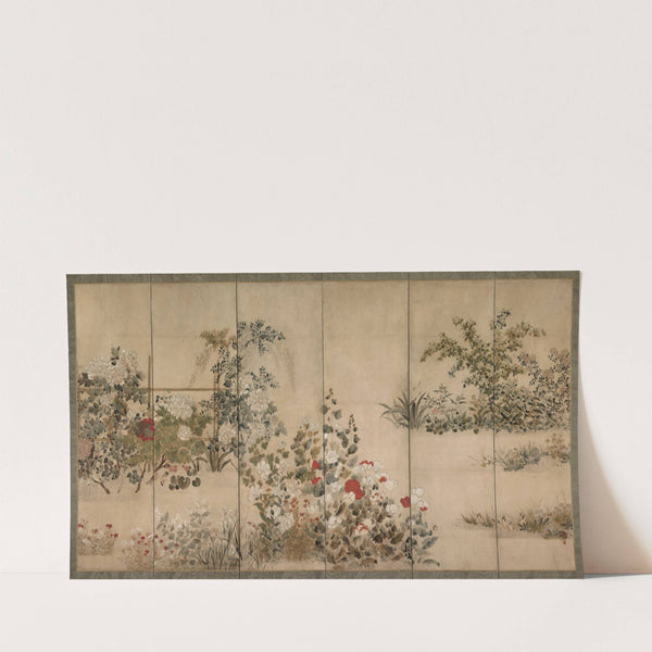 Flowers and Grasses (mid-1600s) by Kitagawa Sōsetsu