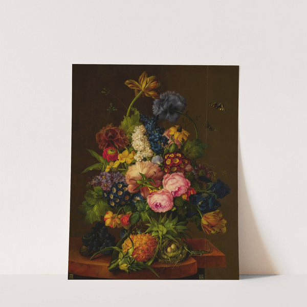 Flowers and Pineapple on an Entablature by Franz Xaver Petter