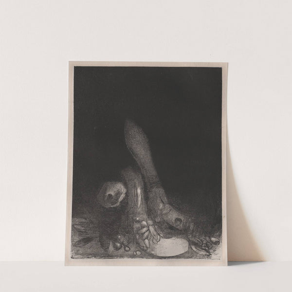 Flowers Fall and the Head of a Python Appears (1896) by Odilon Redon