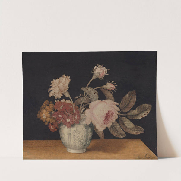 Flowers in a Delft Jar by Alexander Marshal