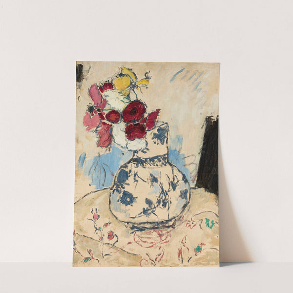 Flowers in a flower-vase (1909) by Tadeusz Makowski