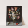 Flowers in a Glass by Ambrosius Bosschaert the Elder
