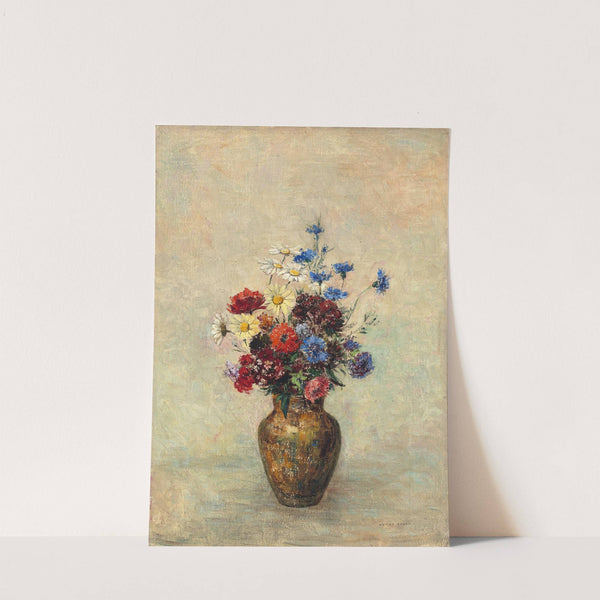 Flowers in a Vase by Odilon Redon
