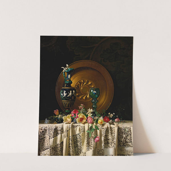 Flowers On A Table by Milne Ramsey