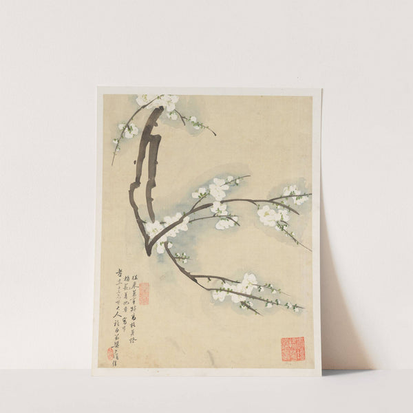 Flowers Pl.12 (19th Century) by Liang Yuwei