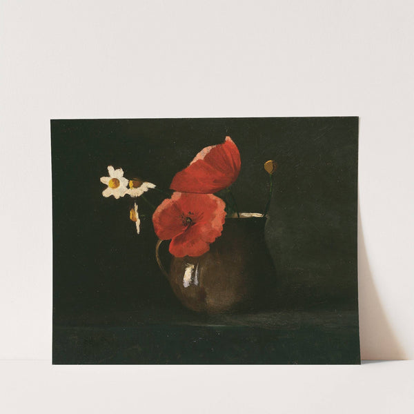 Flowers; Poppies and Daisies by Odilon Redon