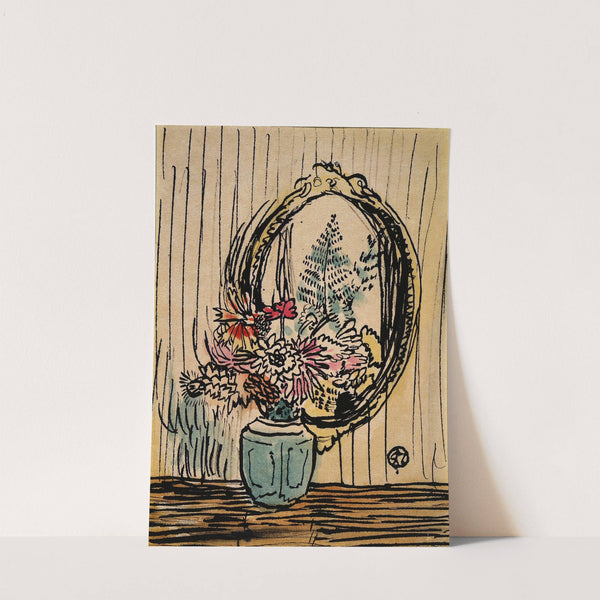 Flowers with a mirror by Raymond McIntyre