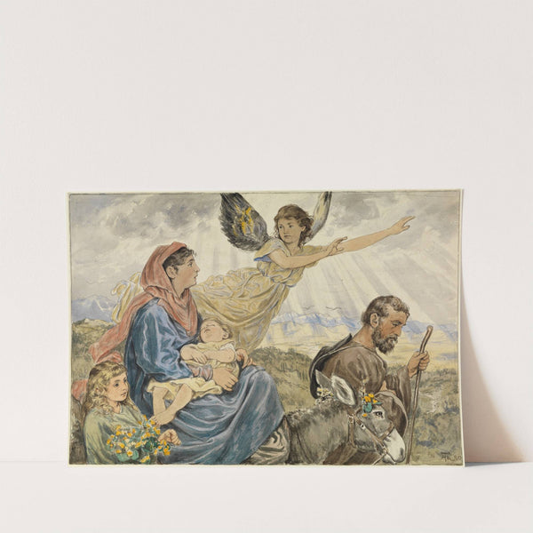 Flucht nach Ägypten (1880) by Hans Thoma