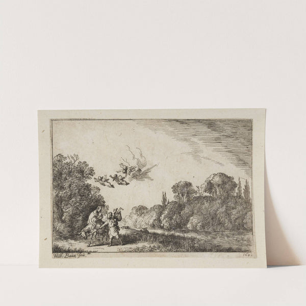 Flucht nach Ägypten by Johann Wilhelm Baur