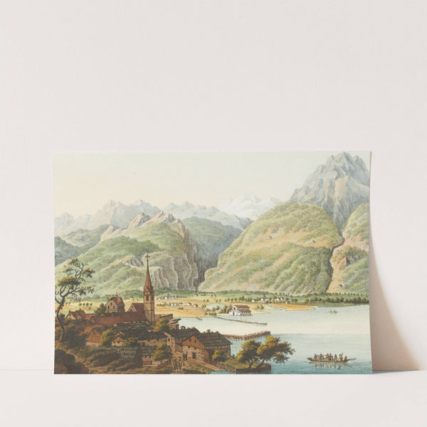 Fluelen dans le Canton Ury by Johann Heinrich Bleuler