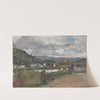 Flußlandschaft mit Brücke by Johann Marx