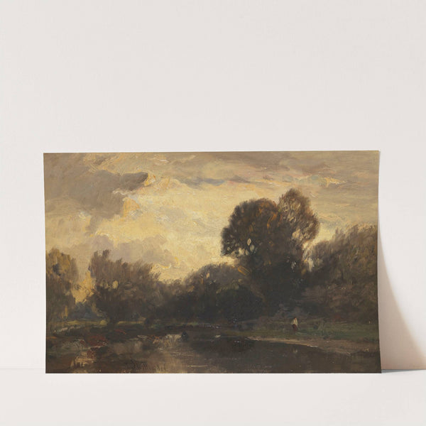 Flusslandschaft by Ludwig Willroider