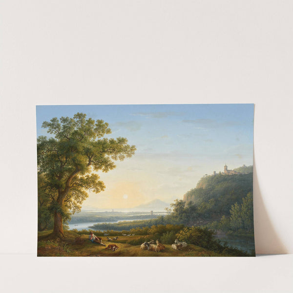 Flusslandschaft (1801) by Jacob Philipp Hackert
