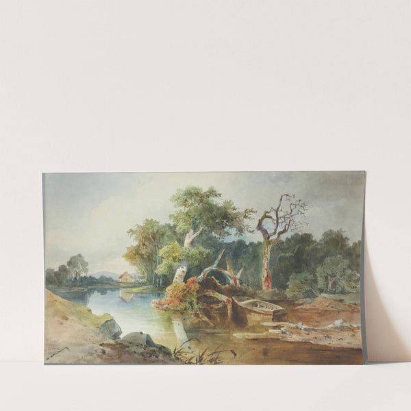 Flusslandschaft by Anton Altmann