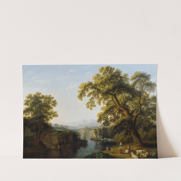 Flusstal von Isernia bei Neapel by Jakob Philipp Hackert