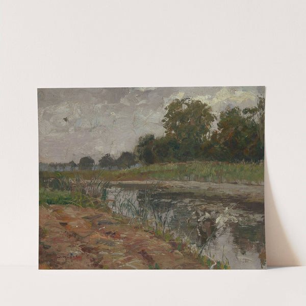 Flussufer by Wilhelm Nagel