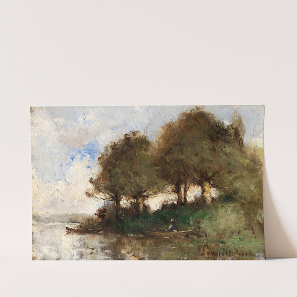 Flussufer by Paul Désiré Trouillebert