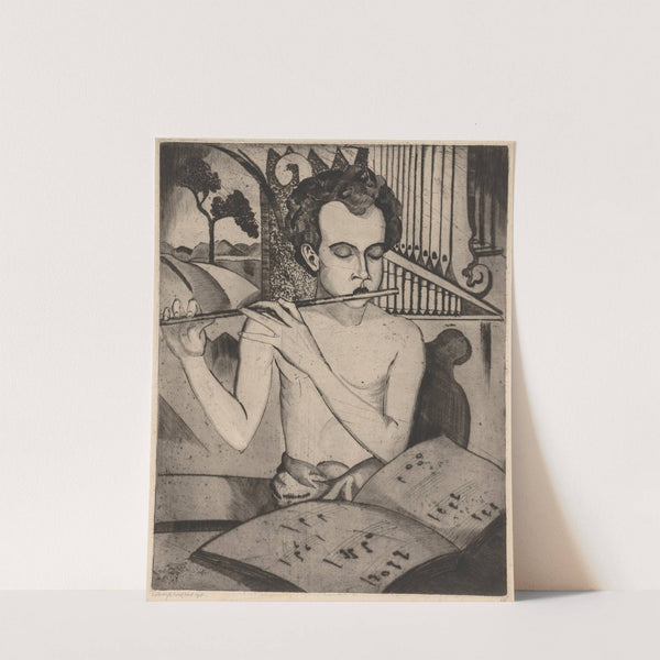 Flute Player by Lodewijk Schelfhout