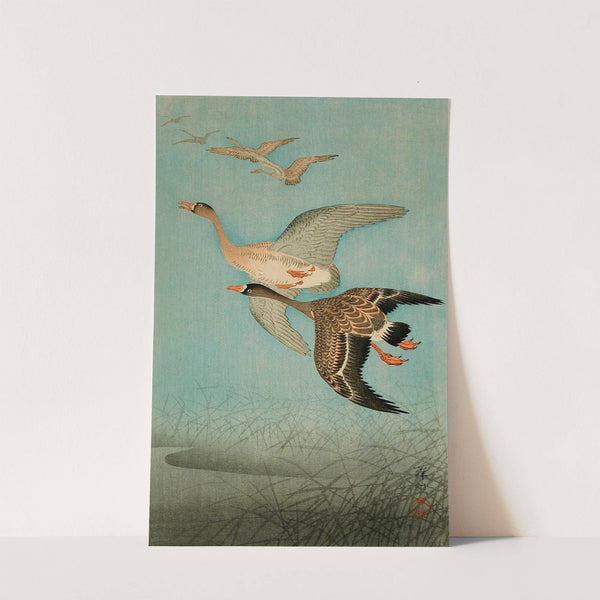 Flying Geese by Ohara Koson