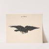 Flying Raven (ex libris) (1875) by Édouard Manet