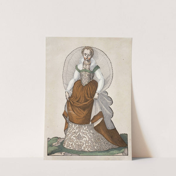 Foemina ex Praecipua Nobi' from Trachtenbuch von Nurnberg by Jost Amman