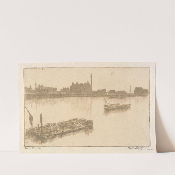 Fog on Thames by Bertha Jaques
